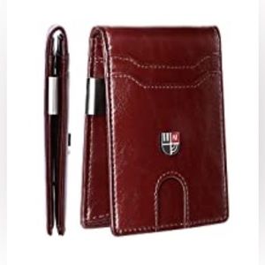 RFID Blocking Bifold Wallet in Brown